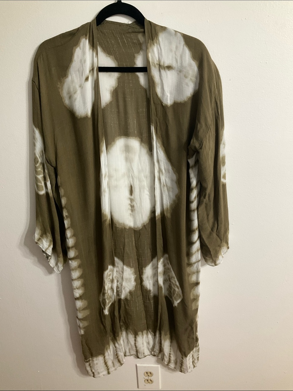 Tie Dye Bohemian Beach Resortwear Kimono